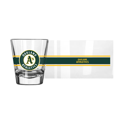 Athletics 2oz Stripe Shot Glass