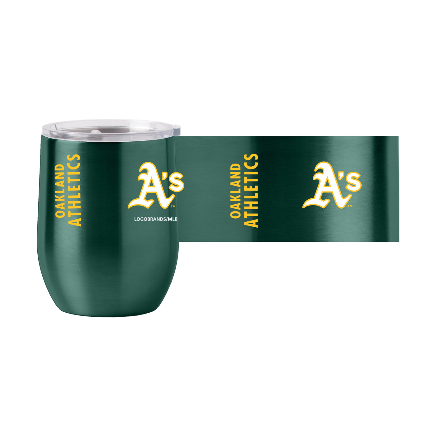 Athletics 16oz Gameday Stainless Curved Beverage