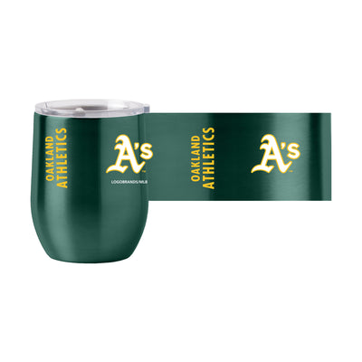 Athletics 16oz Gameday Stainless Curved Beverage