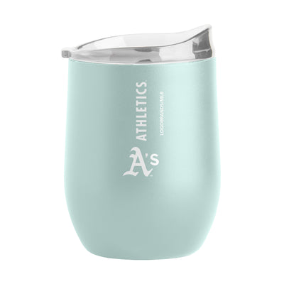 Athletics 16oz Vertical Powder Coat Curved Beverage