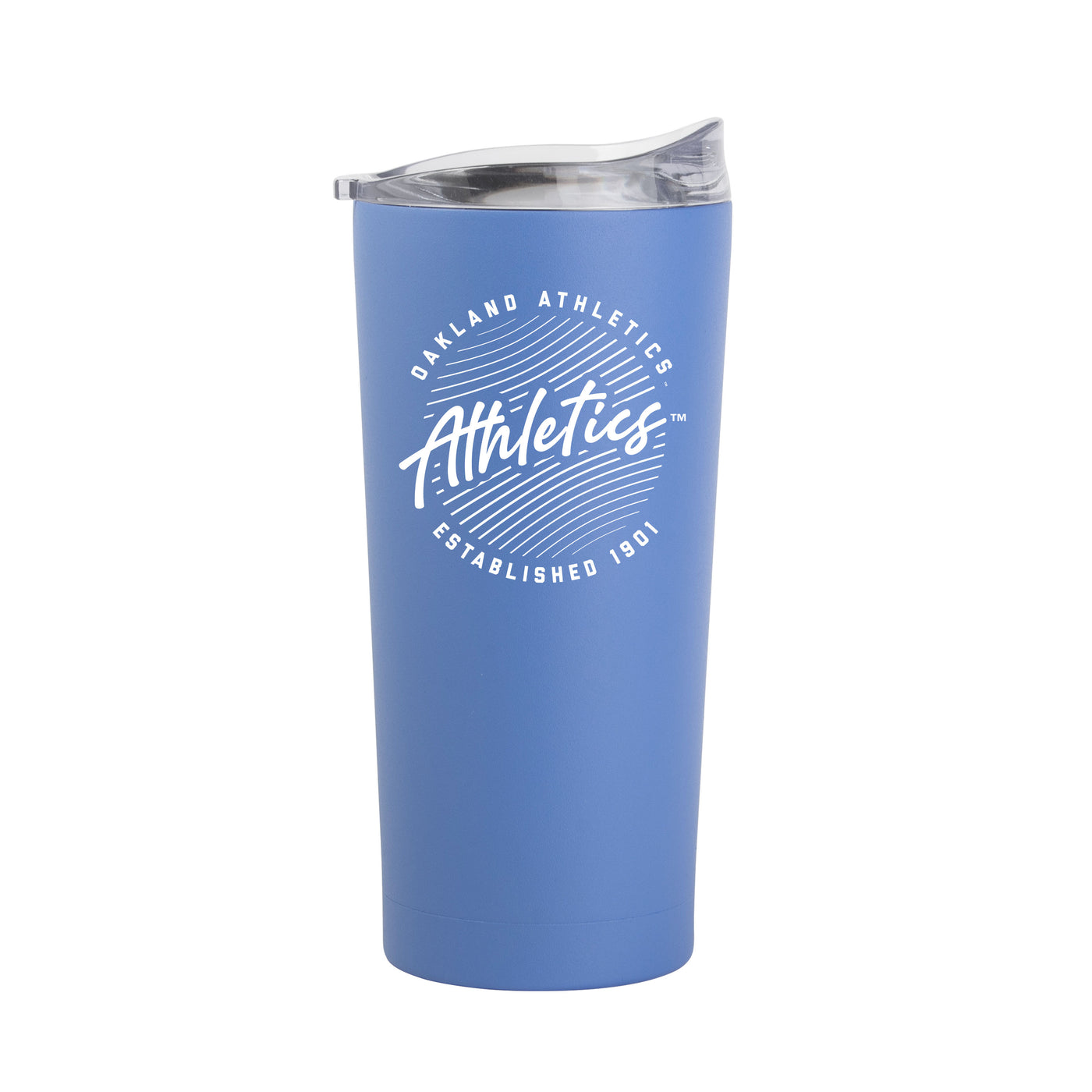 Oakland Athletics 20oz Retro Script Arctic Powder Coat Tumbler