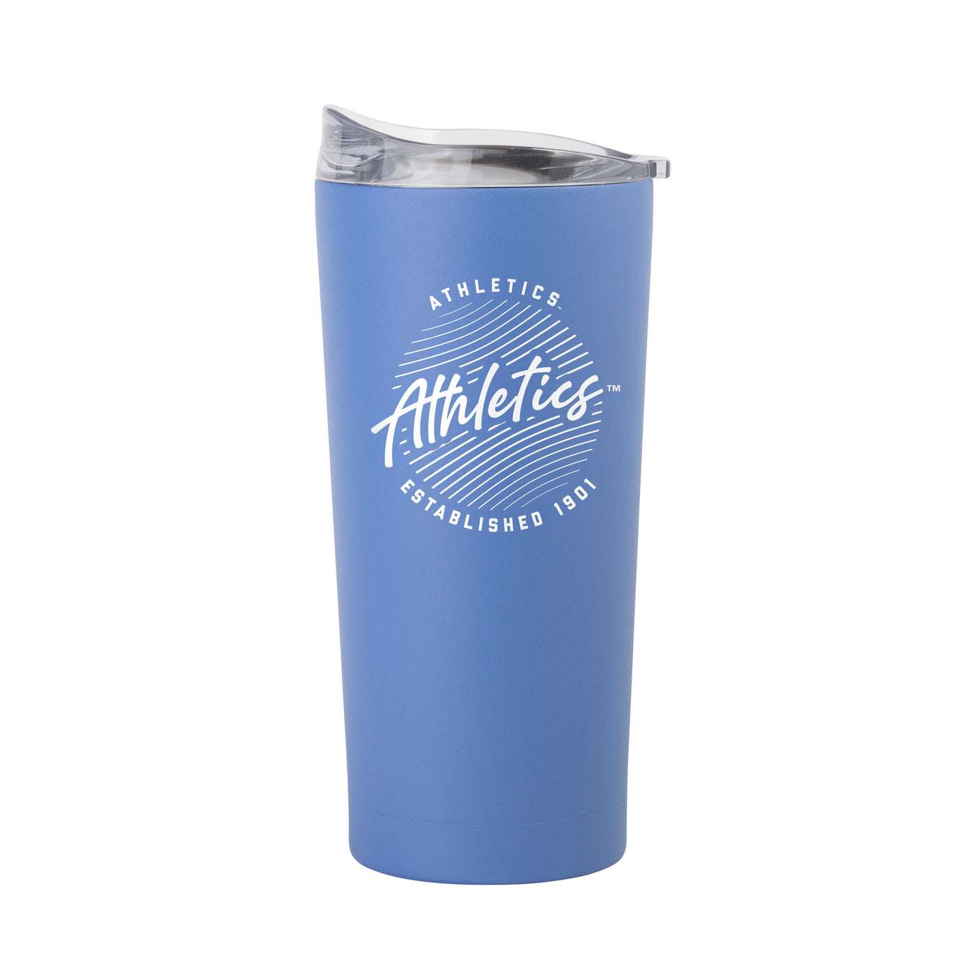 Athletics 20oz Retro Script Arctic Powder Coat Tumbler