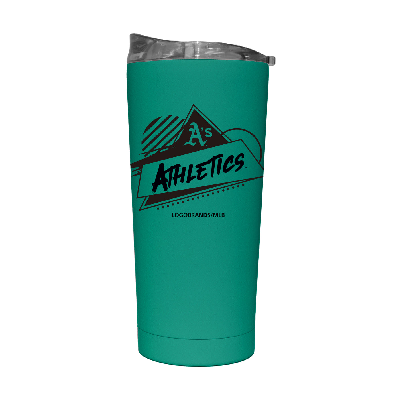 Athletic A's 20oz Optic Rad Soft Touch Tumbler - Logo Brands