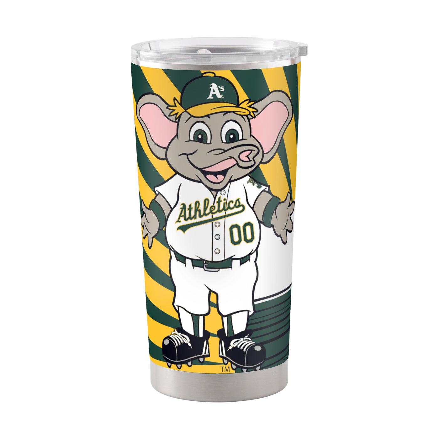 Athletic A's 20oz Mascot Stainless Steel Tumbler - Logo Brands