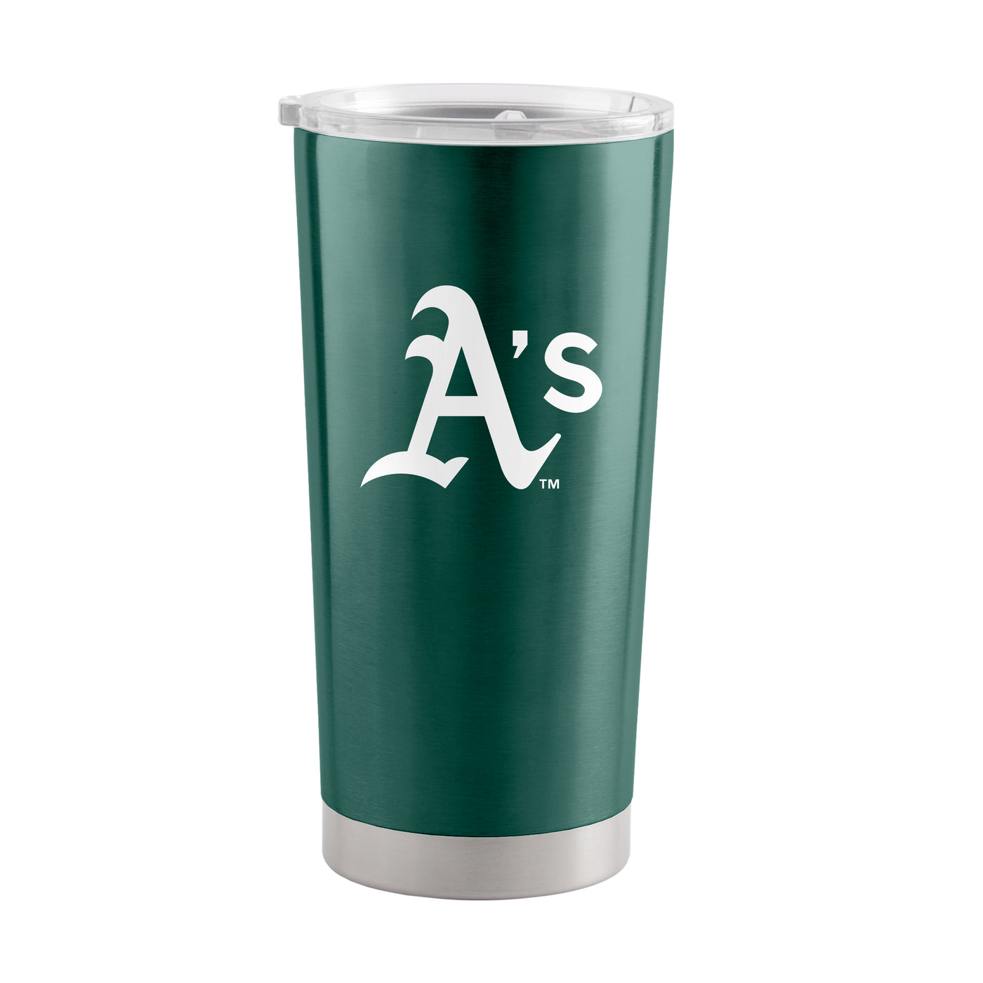 Oakland Athletics White logo 20oz Stainless Tumbler