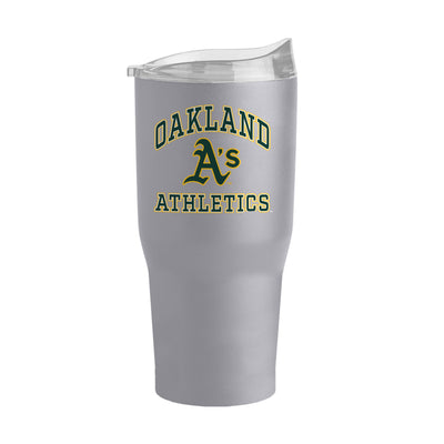 Oakland Athletics 30oz Athletic Stone Powder Coat Tumbler