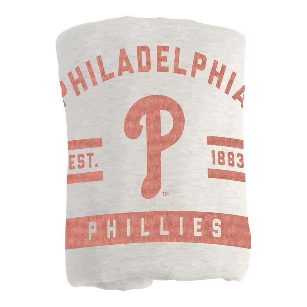 Logo Brands Philadelphia Phillies 54'' x 84'' Sweatshirt Blanket