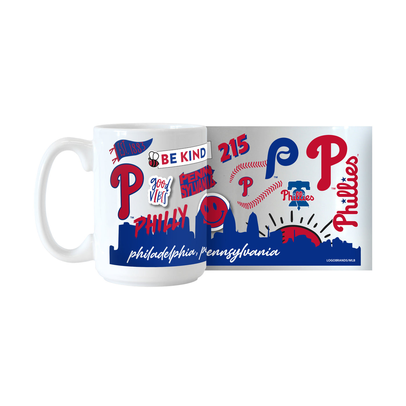 Philadelphia Phillies 15oz Native Sublimated Mug