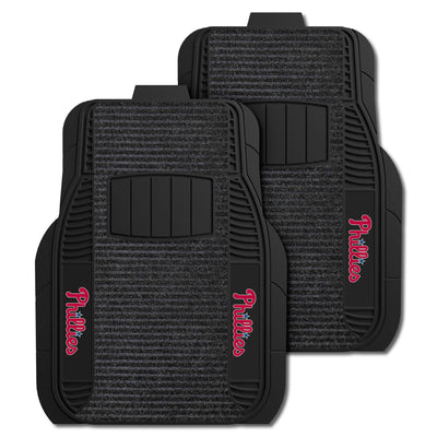 MLB - Philadelphia Phillies 2-pc Deluxe Car Mat Set