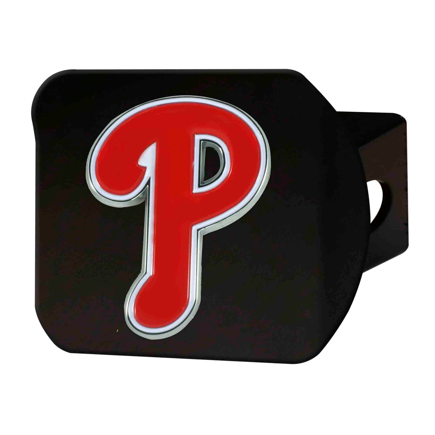 MLB - Philadelphia Phillies Color on Black Hitch Cover