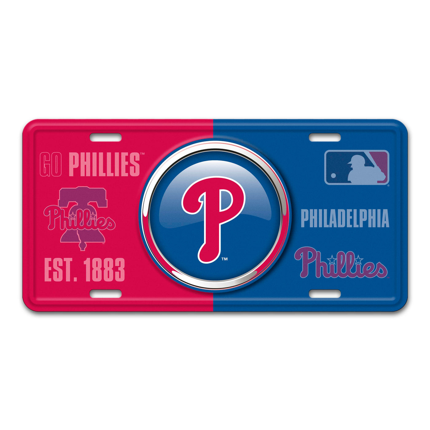 MLB - Philadelphia Phillies Embossed Metal License Plate