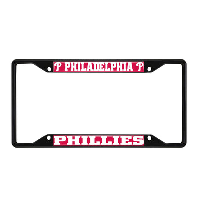 MLB - Philadelphia Phillies Black License Plate Frame