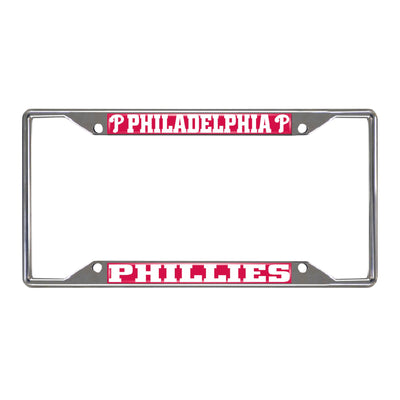 MLB - Philadelphia Phillies Chrome License Plate Frame