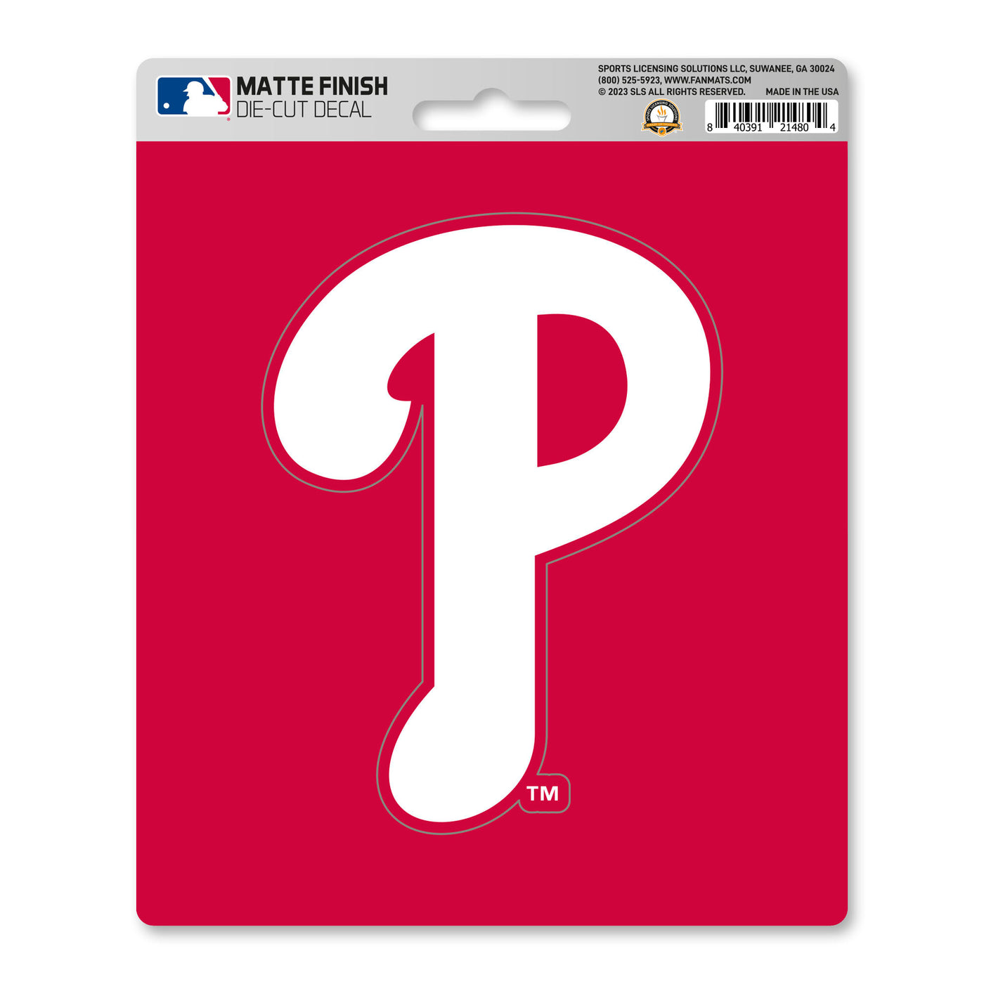 MLB - Philadelphia Phillies Matte Decal