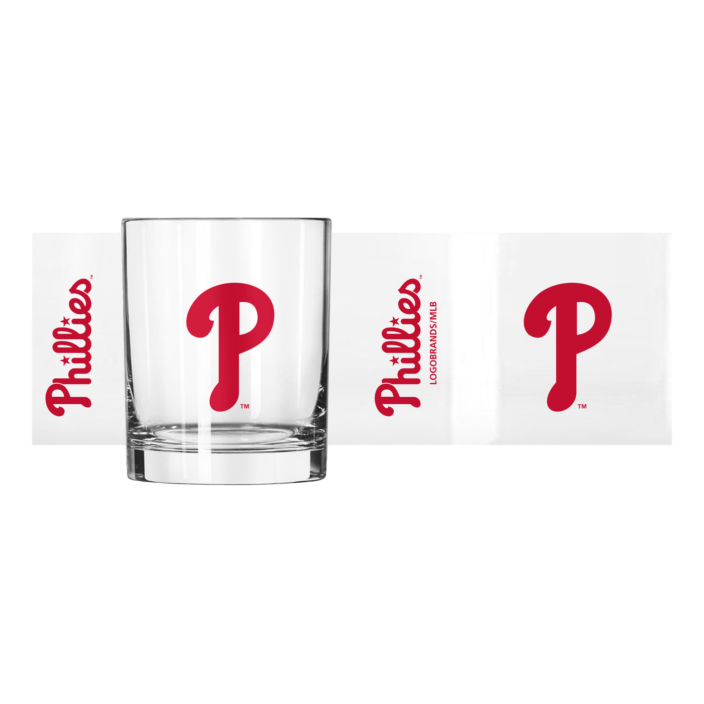 Philadelphia Phillies 14oz Gameday Rocks Glass