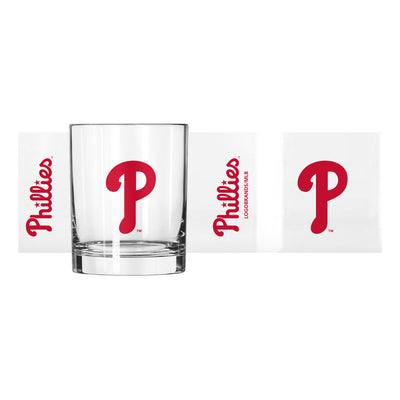 Philadelphia Phillies 14oz Gameday Rocks Glass