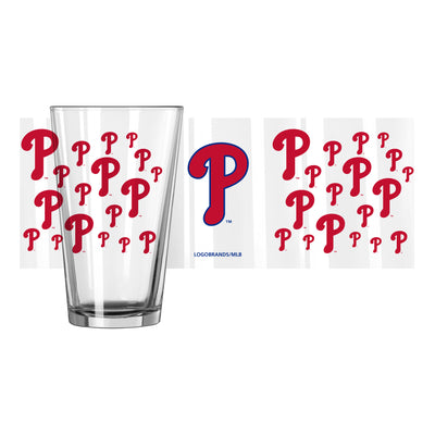 Philadelphia Phillies 16oz Scatter Pint Glass