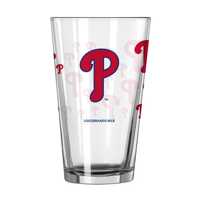 Philadelphia Phillies 16oz Scatter Pint Glass