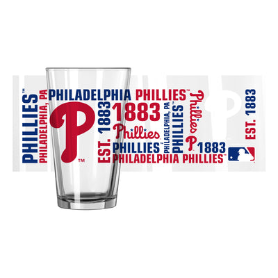 Philadelphia Phillies 16oz Spirit Pint Glass