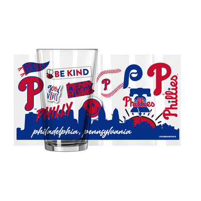 Philadelphia Phillies 16oz Native Pint Glass