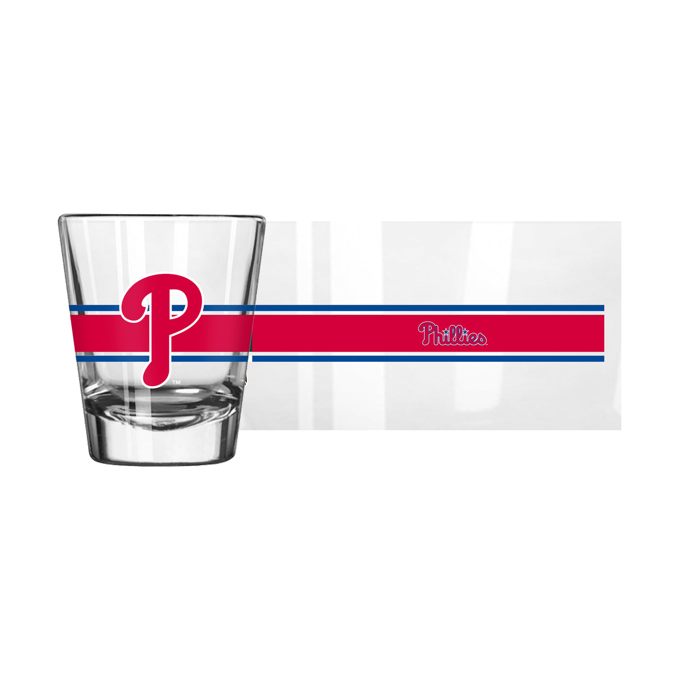 Philadelphia Phillies 2oz Stripe Shot Glass