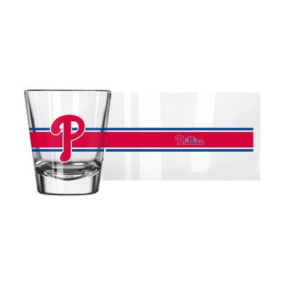 Philadelphia Phillies 2oz Stripe Shot Glass