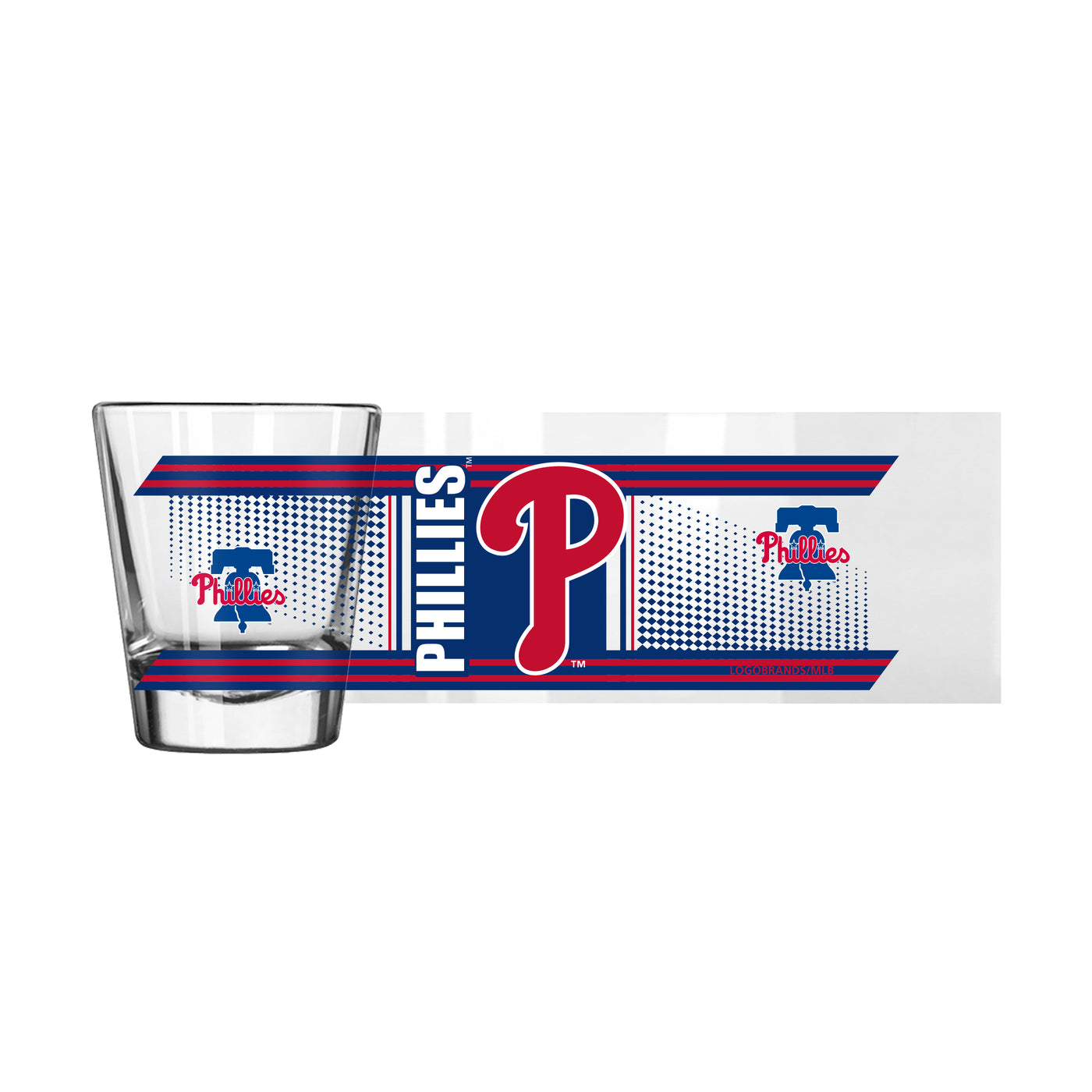 Philadelphia Phillies 2oz Hero Shot Glass - Logo Brands