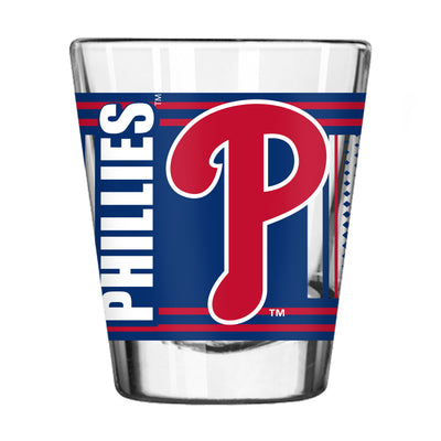 Philadelphia Phillies 2oz Hero Shot Glass - Logo Brands