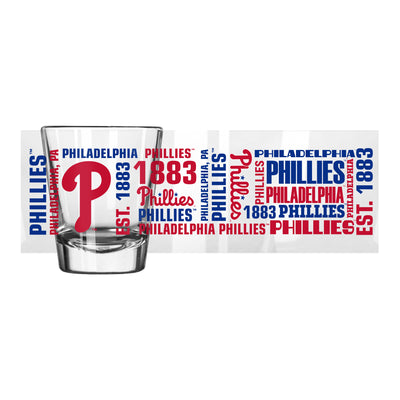 Philadelphia Phillies 2oz Spirit Shot Glass