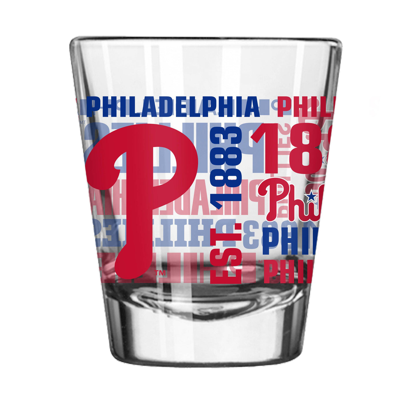 Philadelphia Phillies 2oz Spirit Shot Glass