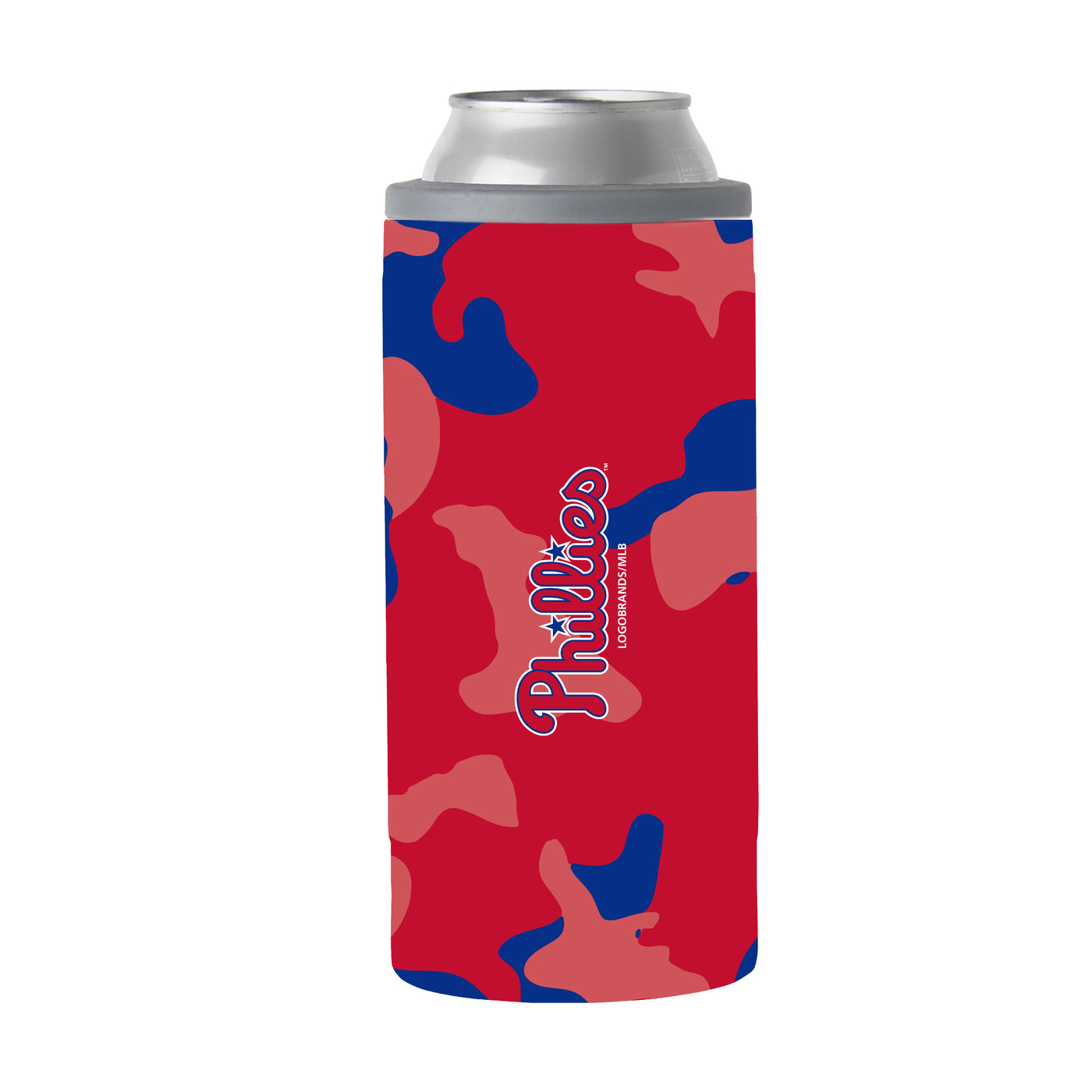 Philadelphia Phillies 12oz Camo Slim Can Coolie