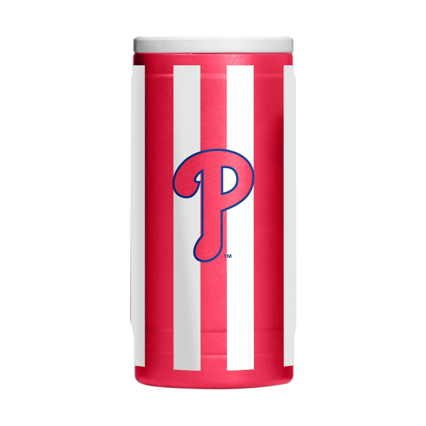 Philadelphia Phillies 12oz Striped Powdercoat SlimCan Coolie