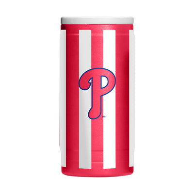 Philadelphia Phillies 12oz Striped Powdercoat SlimCan Coolie