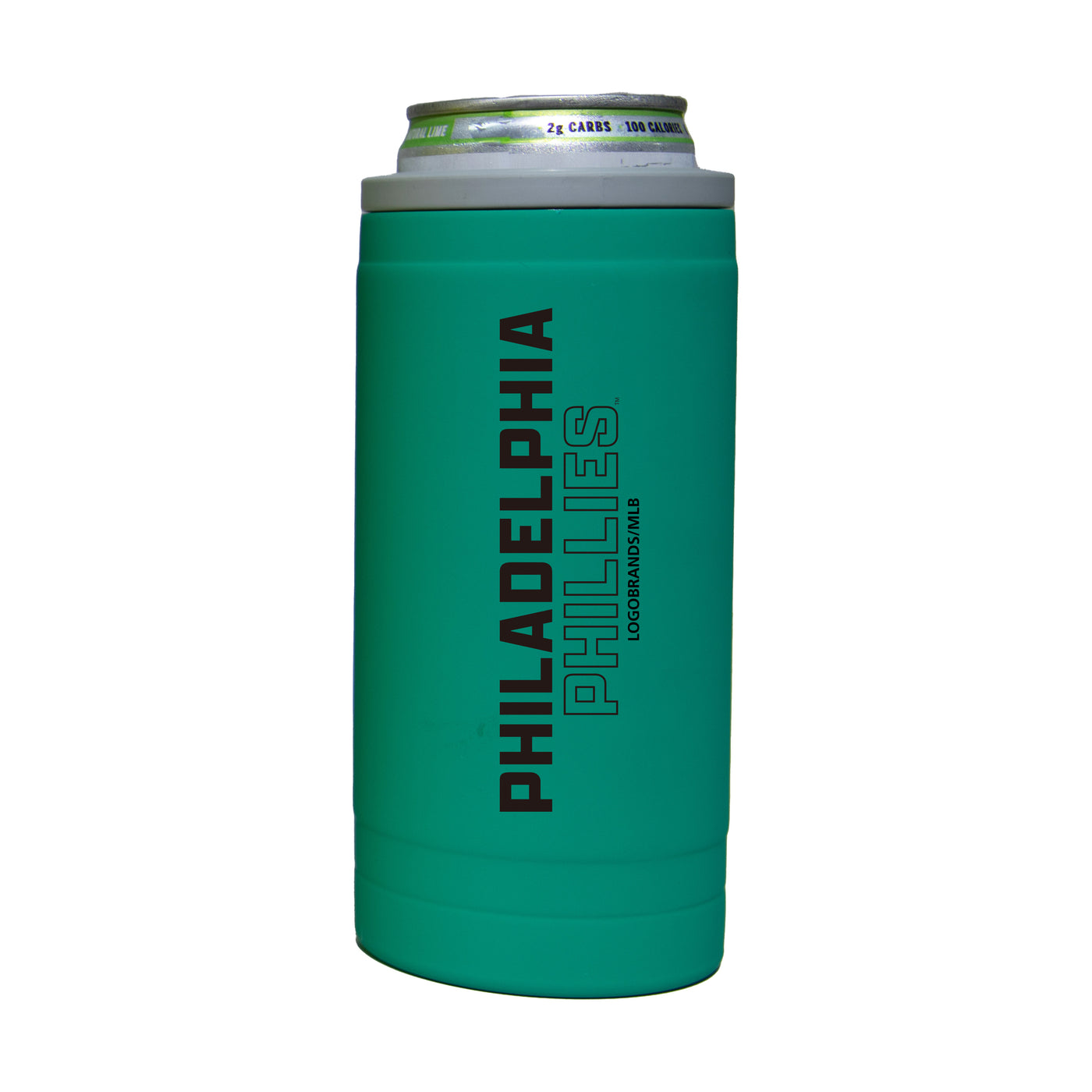 Philadelphia Phillies 12oz Optic Stacked Soft Touch Slim Coolie