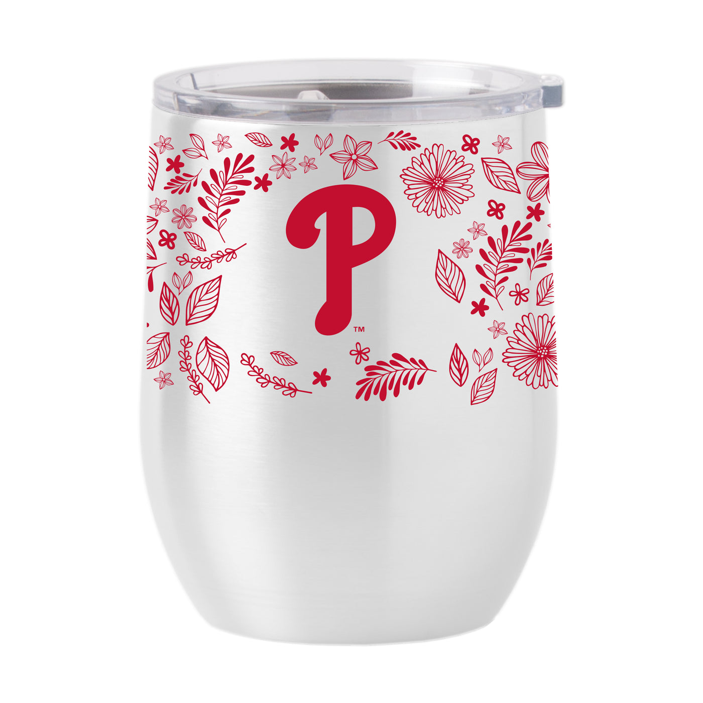 Philadelphia Phillies 16oz Botanical Stainless Curved Beverage