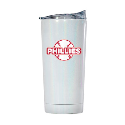 Philadelphia Phillies 20oz Bubble Iridescent Tumbler - Logo Brands