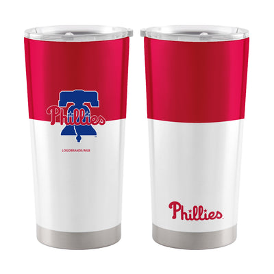 Philadelphia Phillies 20oz Colorblock Stainless Tumbler - Logo Brands