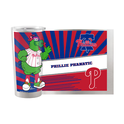 Philadelphia Phillies 20oz Mascot Stainless Steel Tumbler