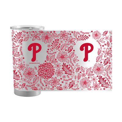 Philadelphia Phillies 20oz Botanical Stainless Steel Tumbler