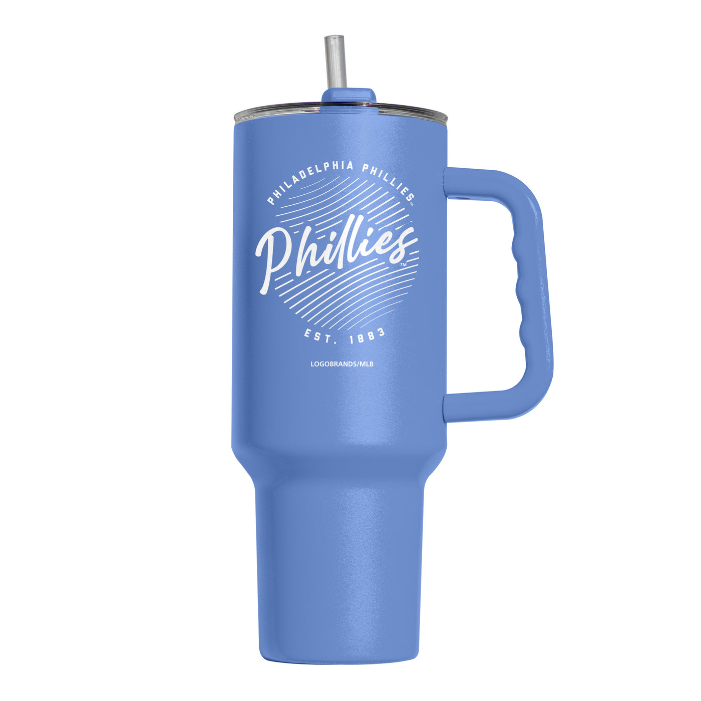 Philadelphia Phillies 40oz Retro Script Powder Coat Tumbler