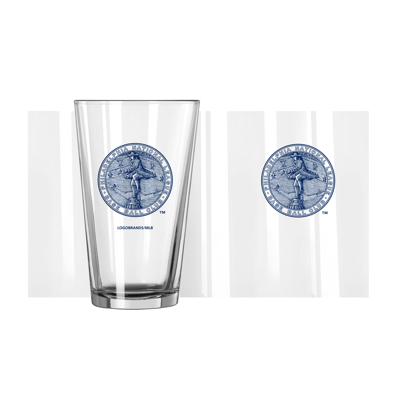 Philadelphia Phillies Vintage 16oz Pint Glass