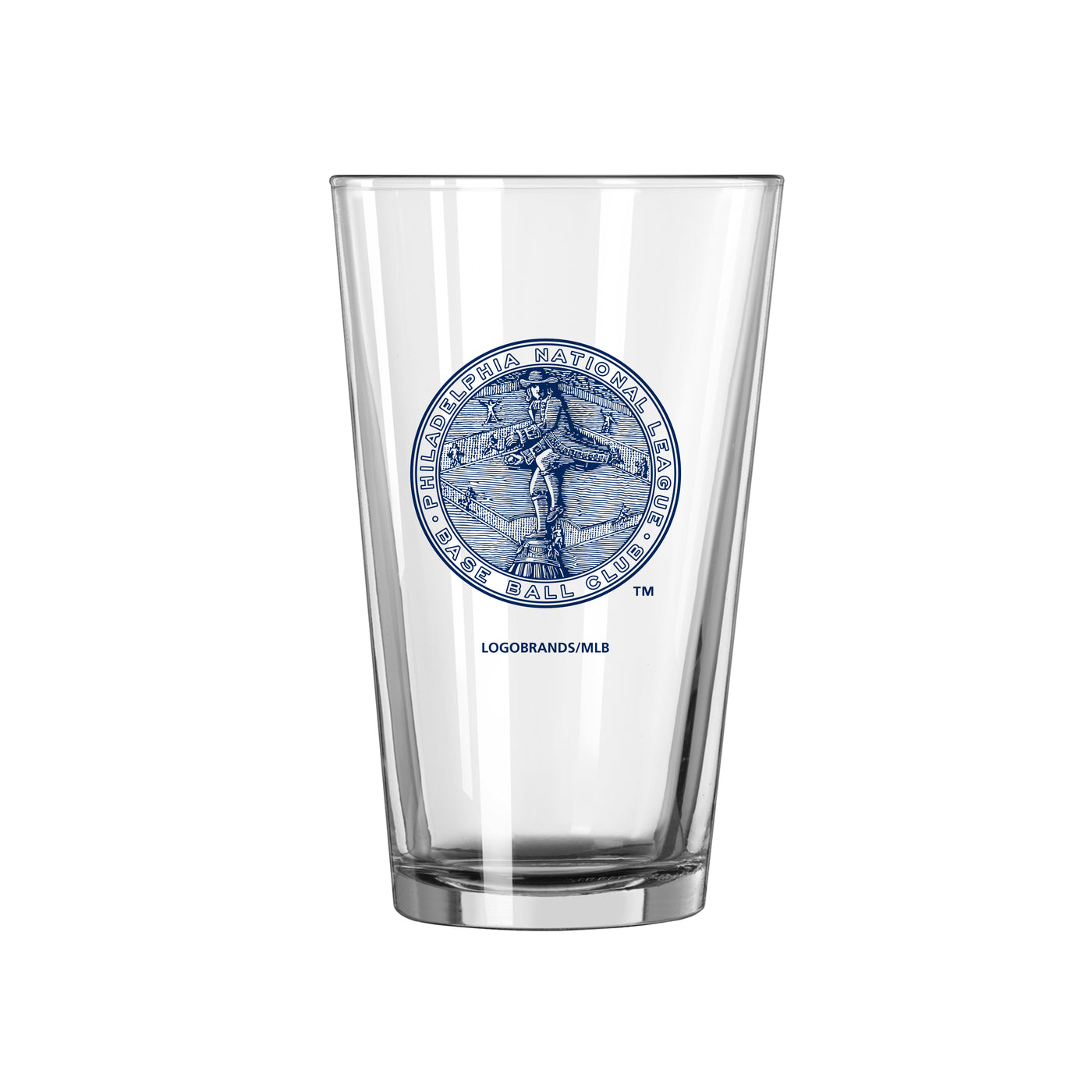 Philadelphia Phillies Vintage 16oz Pint Glass