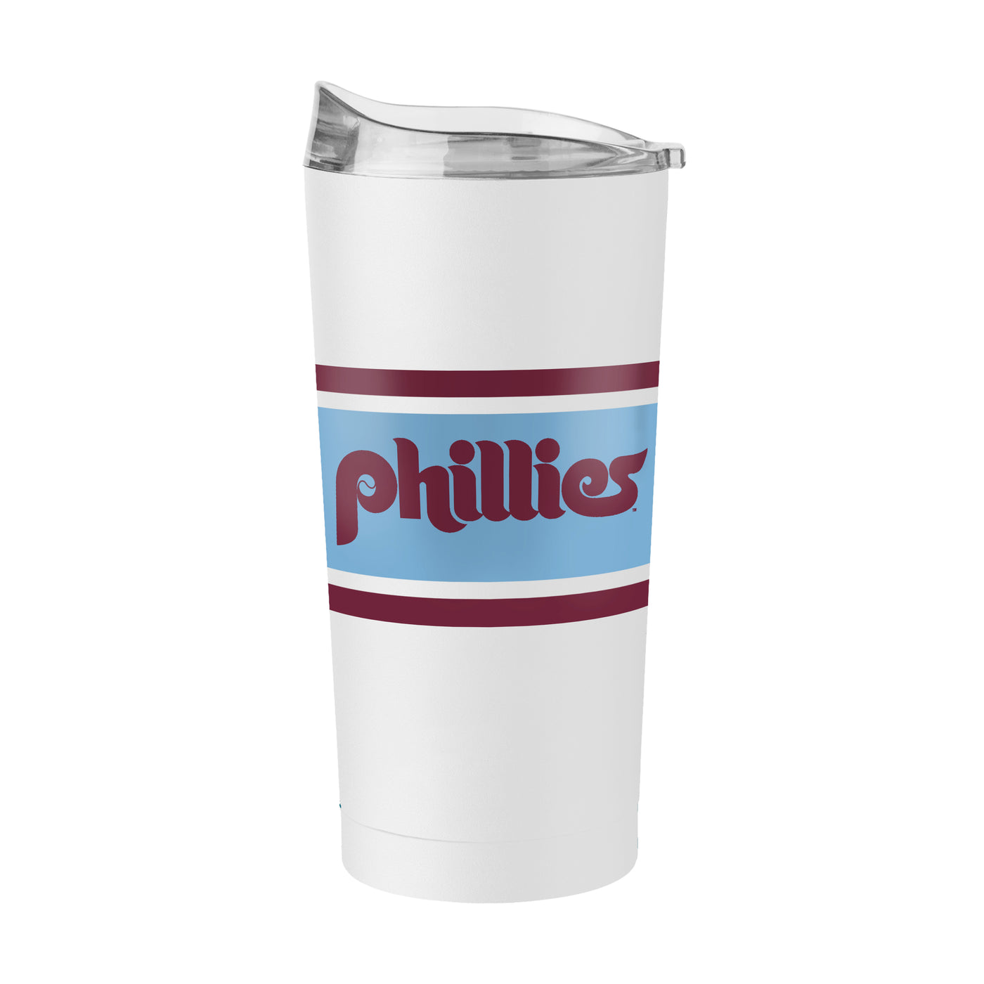 Philadelphia Phillies Retro 20oz Stripe Powder Coat Tumbler