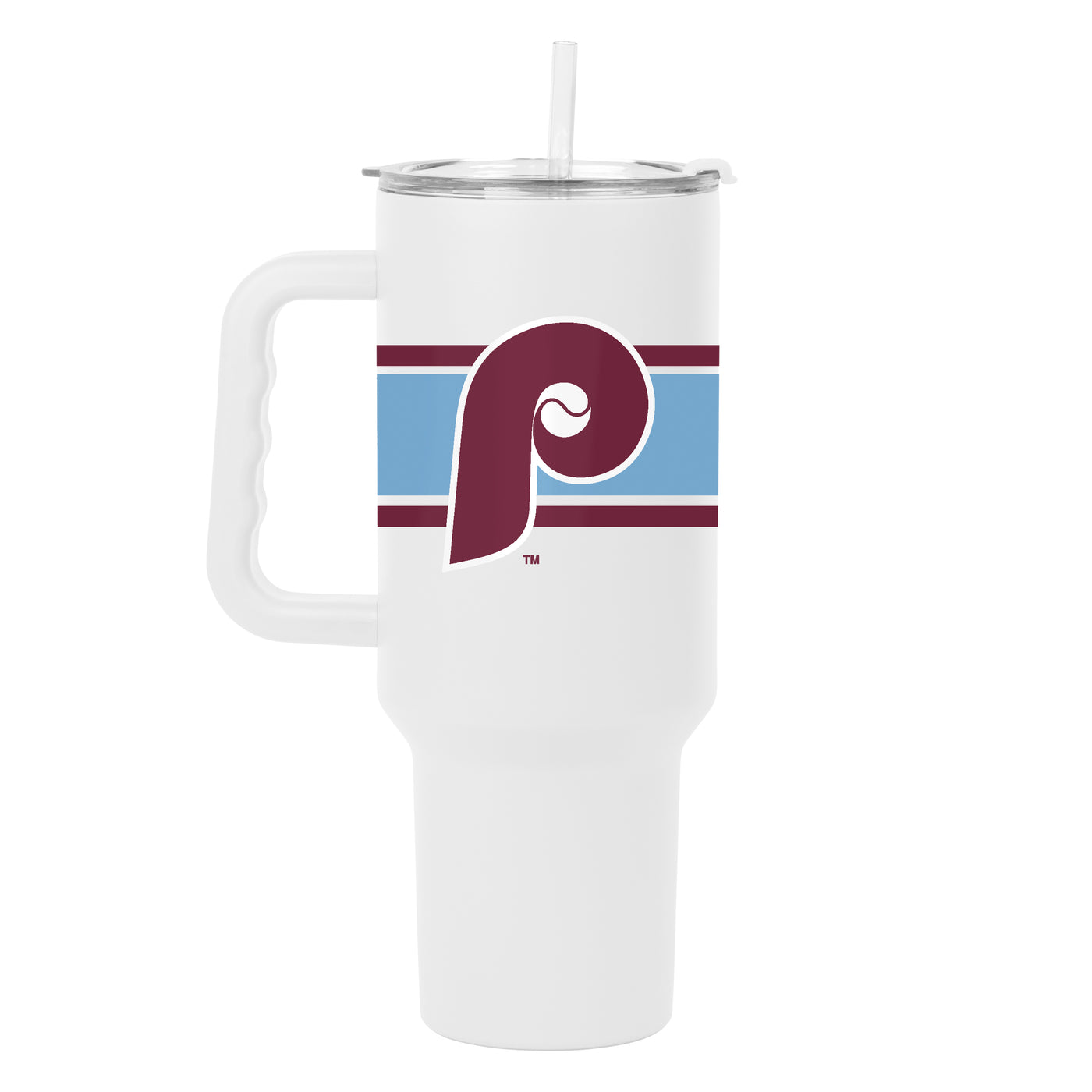 Philadelphia Phillies Retro 40oz Stripe Powder Coat Tumbler