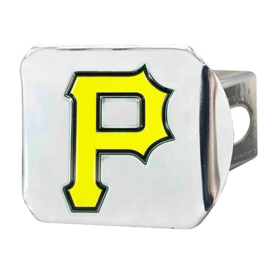 MLB - Pittsburgh Pirates Color on Chrome Hitch Cover