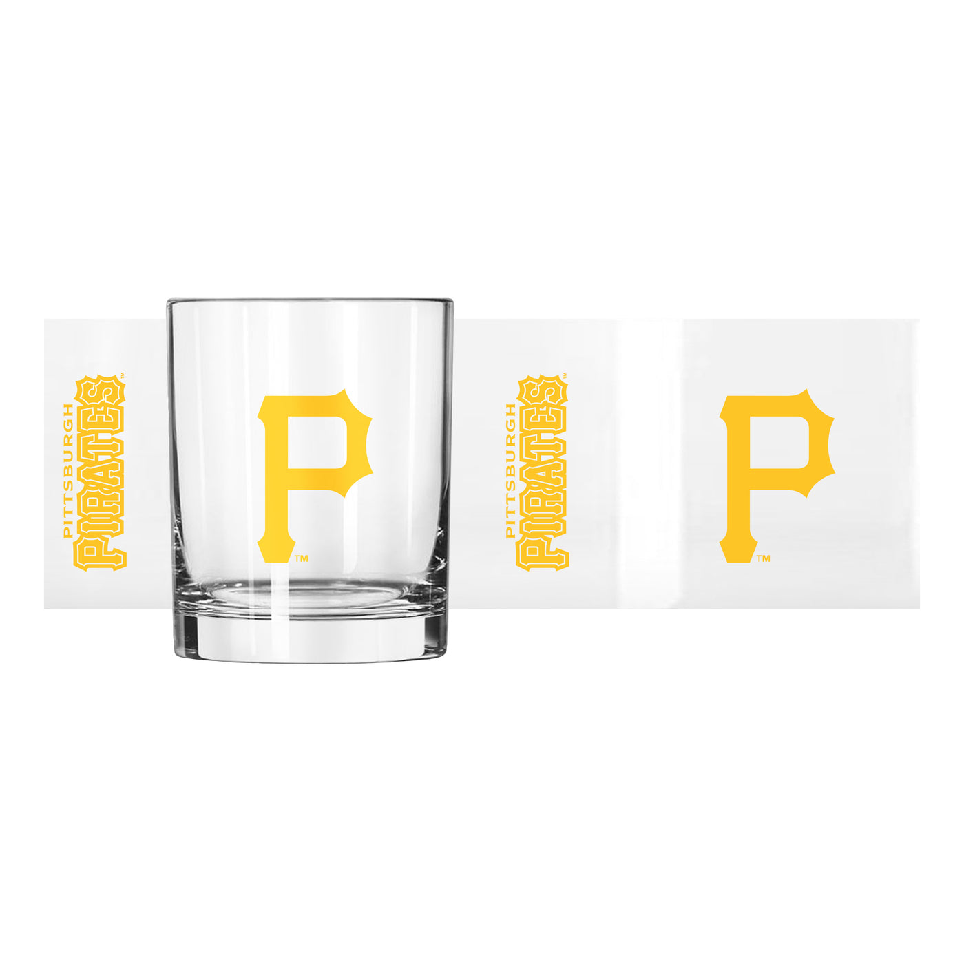 Pittsburgh Pirates 14oz Gameday Rocks Glass