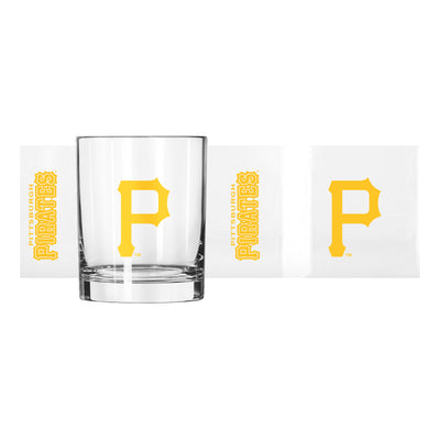 Pittsburgh Pirates 14oz Gameday Rocks Glass