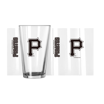 Pittsburgh Pirates Yellow 16oz Pint Glass - Logo Brands