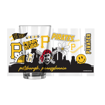 Pittsburgh Pirates 16oz Native Pint Glass