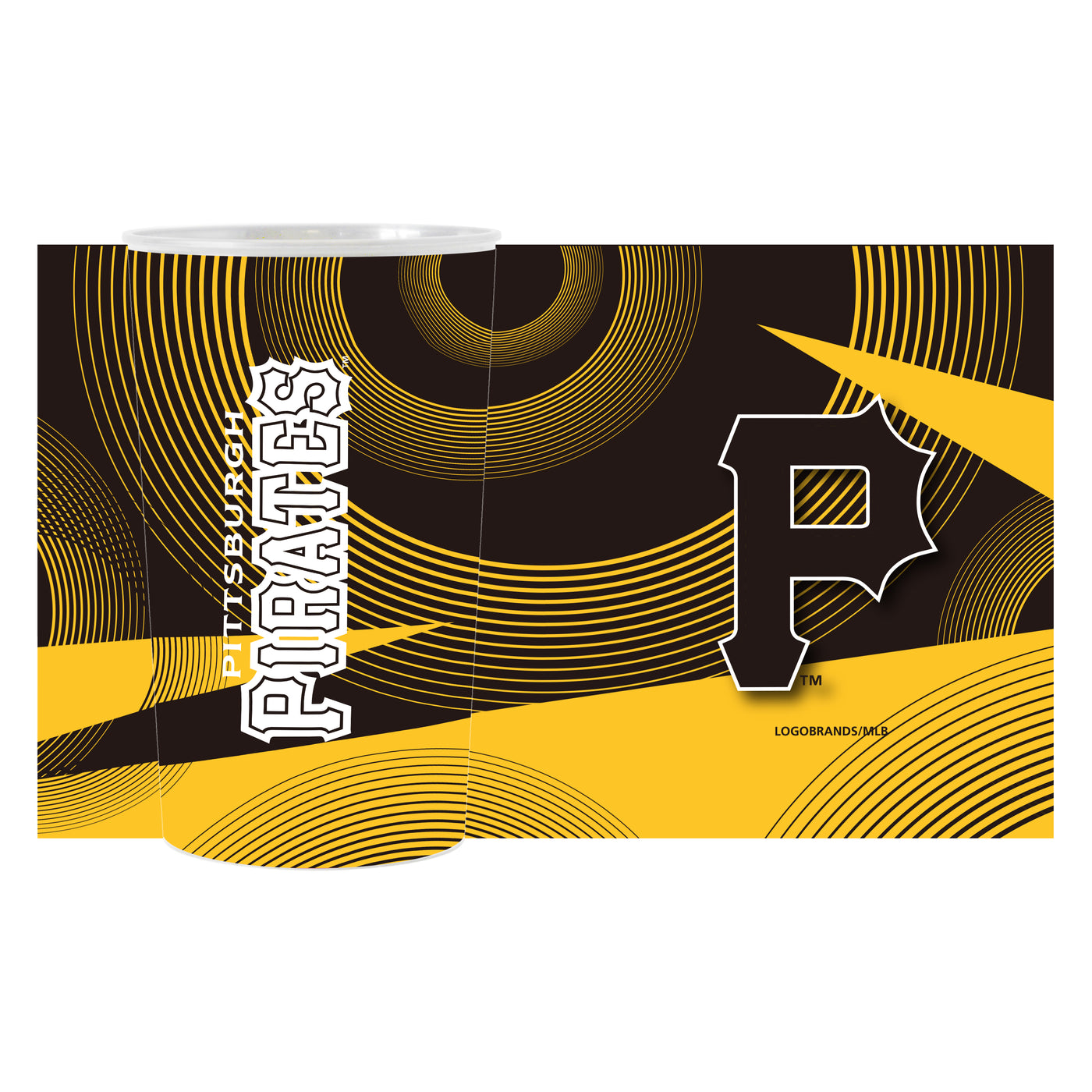 Pittsburgh Pirates 4pk Geometric 22oz Hardwall Cup